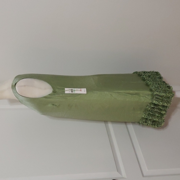 London Times Ruffle Hem Sheath Dress - Picture 2 of 7